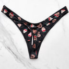 Very Sexy Smooth Micro High-Leg Thong Panty