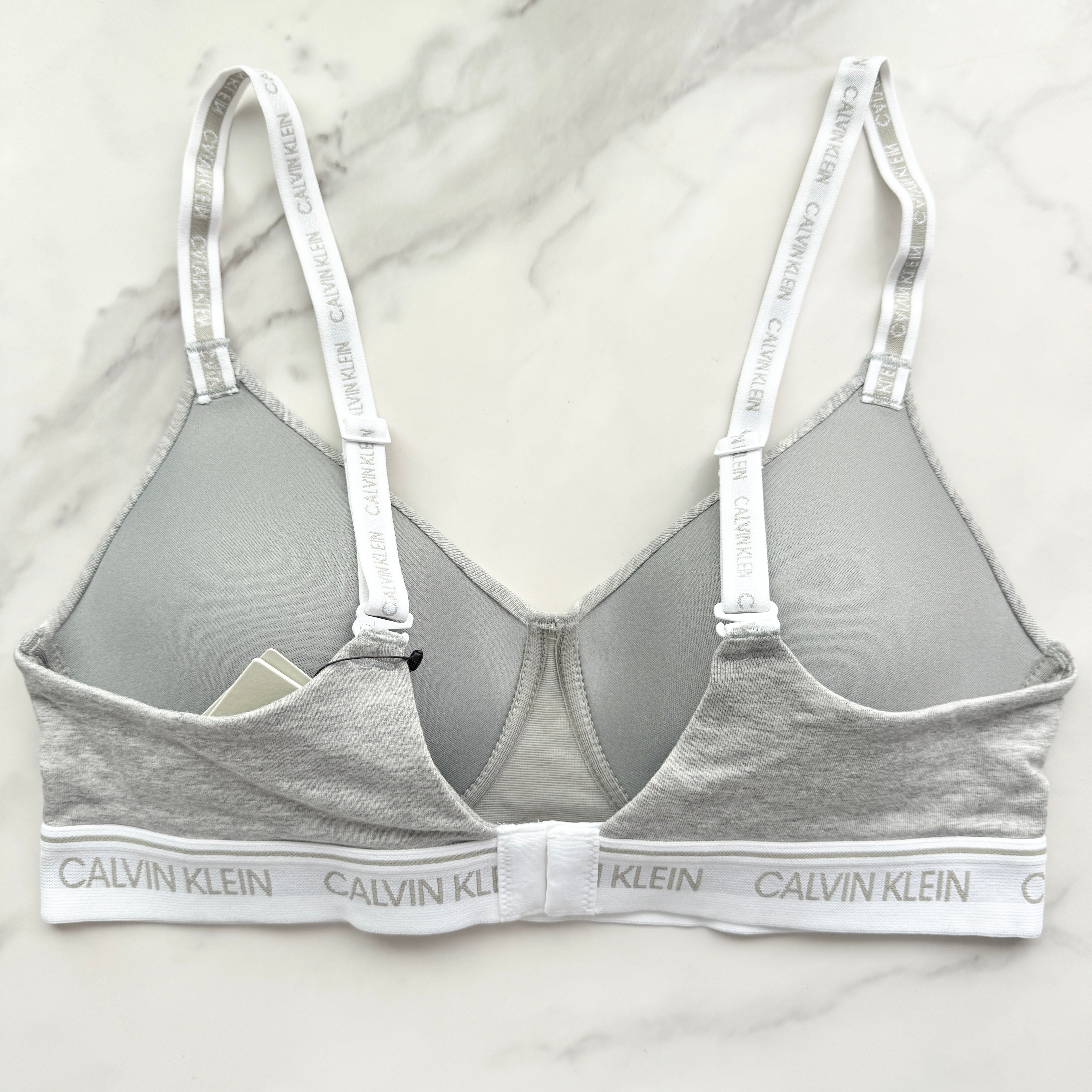 Calvin Klein  Archive Logo Lightly Lined Wirefree Bralette 