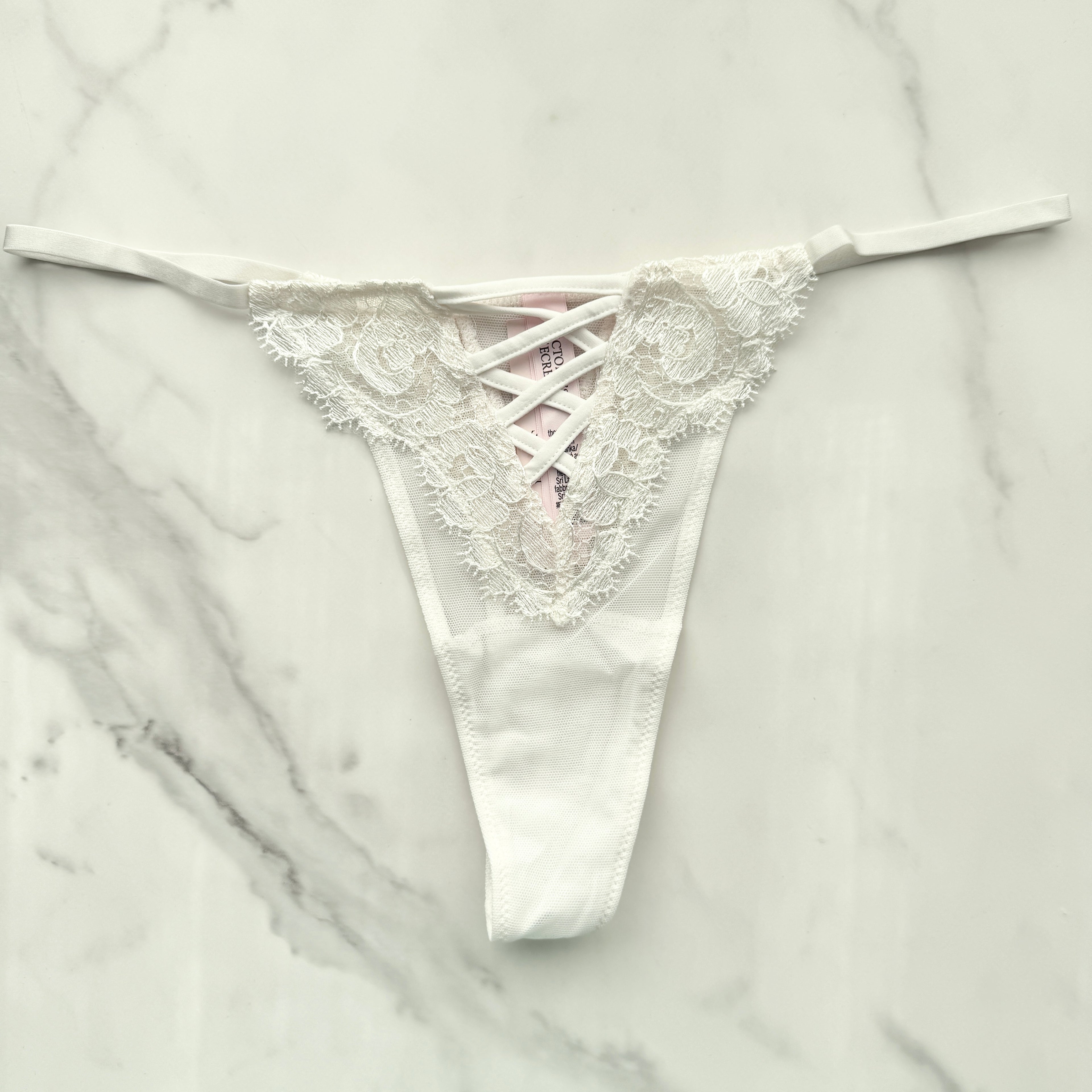 Dream Angels Boho Floral Embroidery Thong Panty