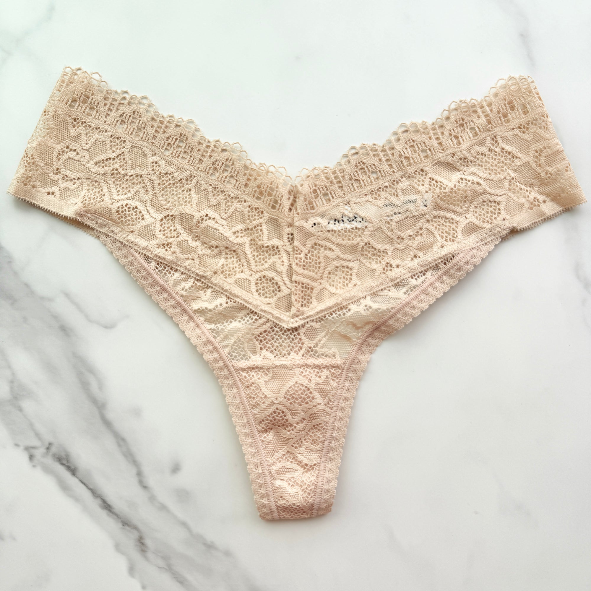 Embraceable Enchanting All-Over Lace Thong Panty