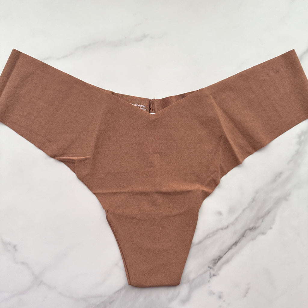 No-Show Smooth High-Leg Thong Panty