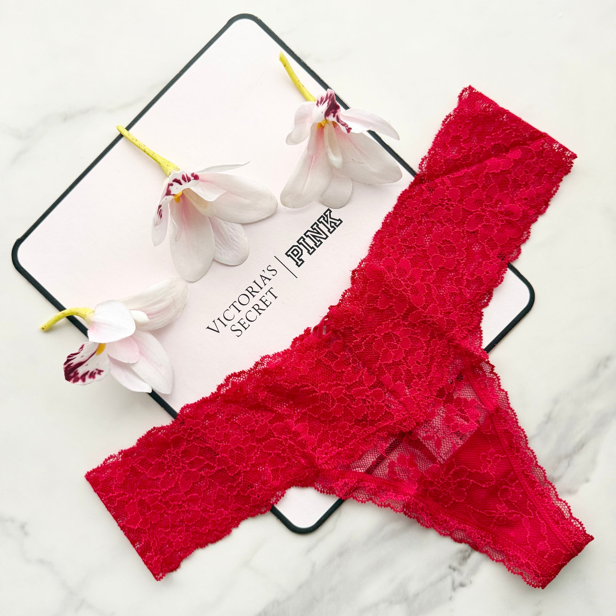 The Lacie Posey Lace Lace-Up Thong Panty