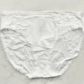 Lace-Trim Cotton Smooth High-Leg Brief Panty