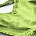 Very Sexy Smooth Strappy Back High-Leg Thong Panty