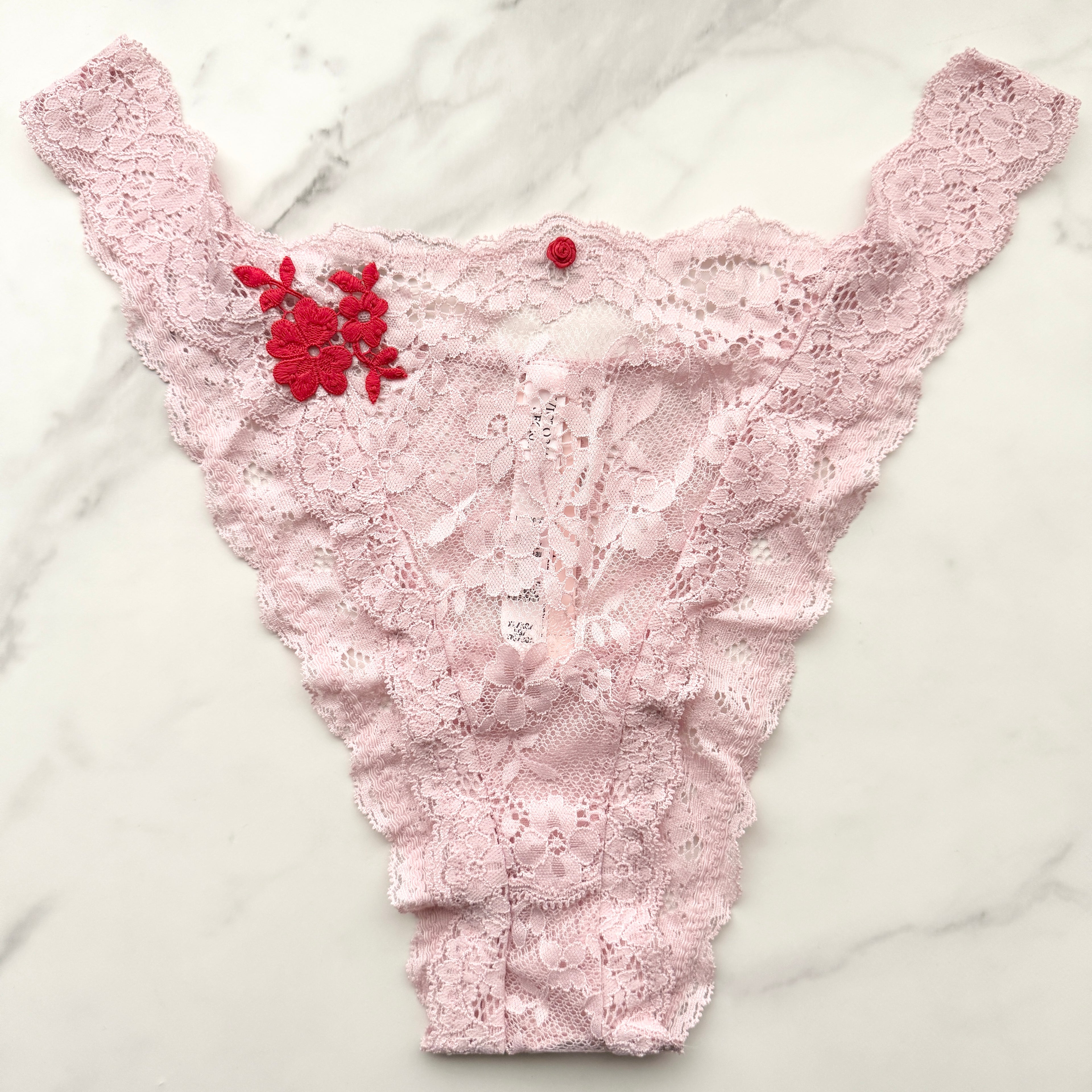 Dream Angels Lace Brazilian Panty