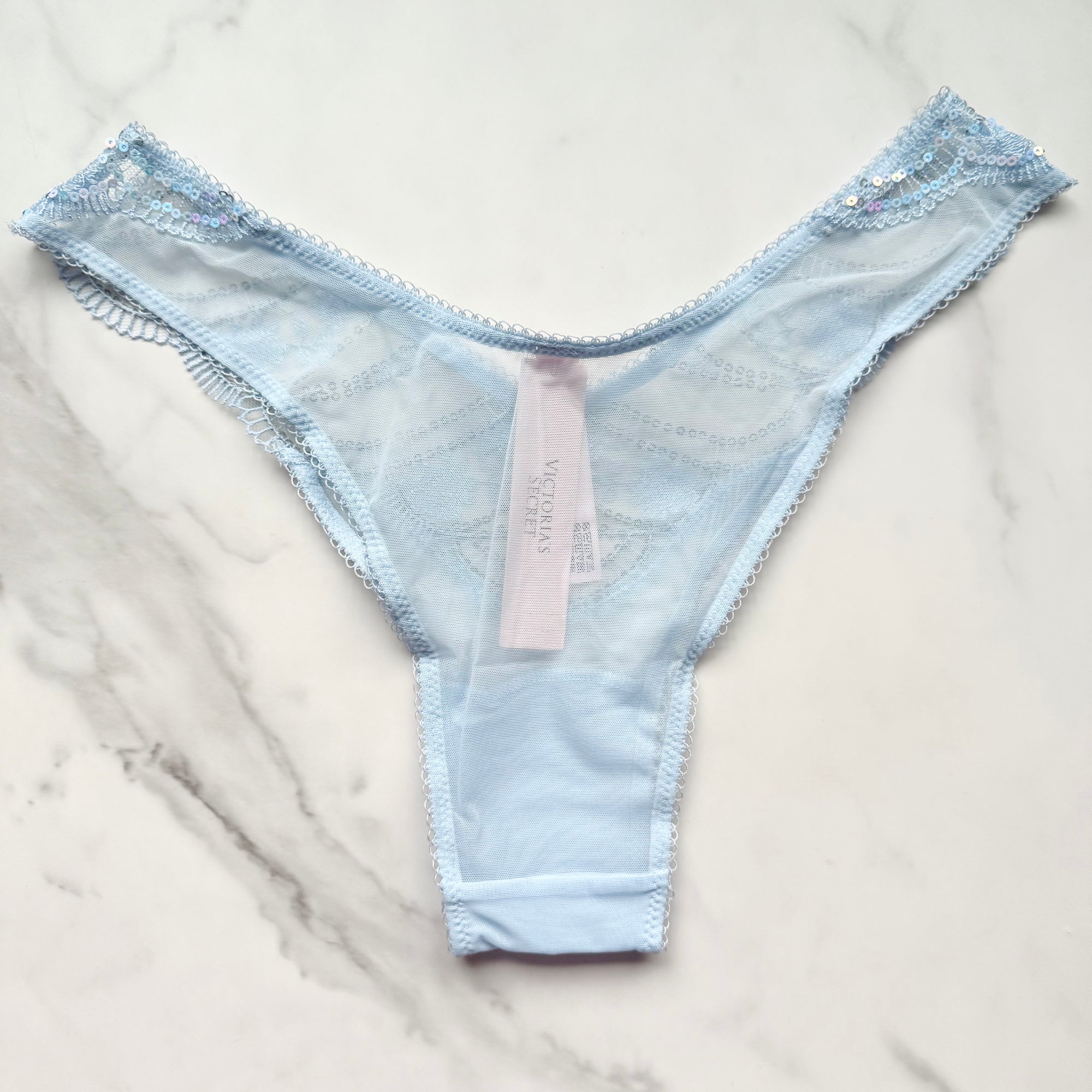 Dream Angels Iridescent Embroidery Brazilian Panty