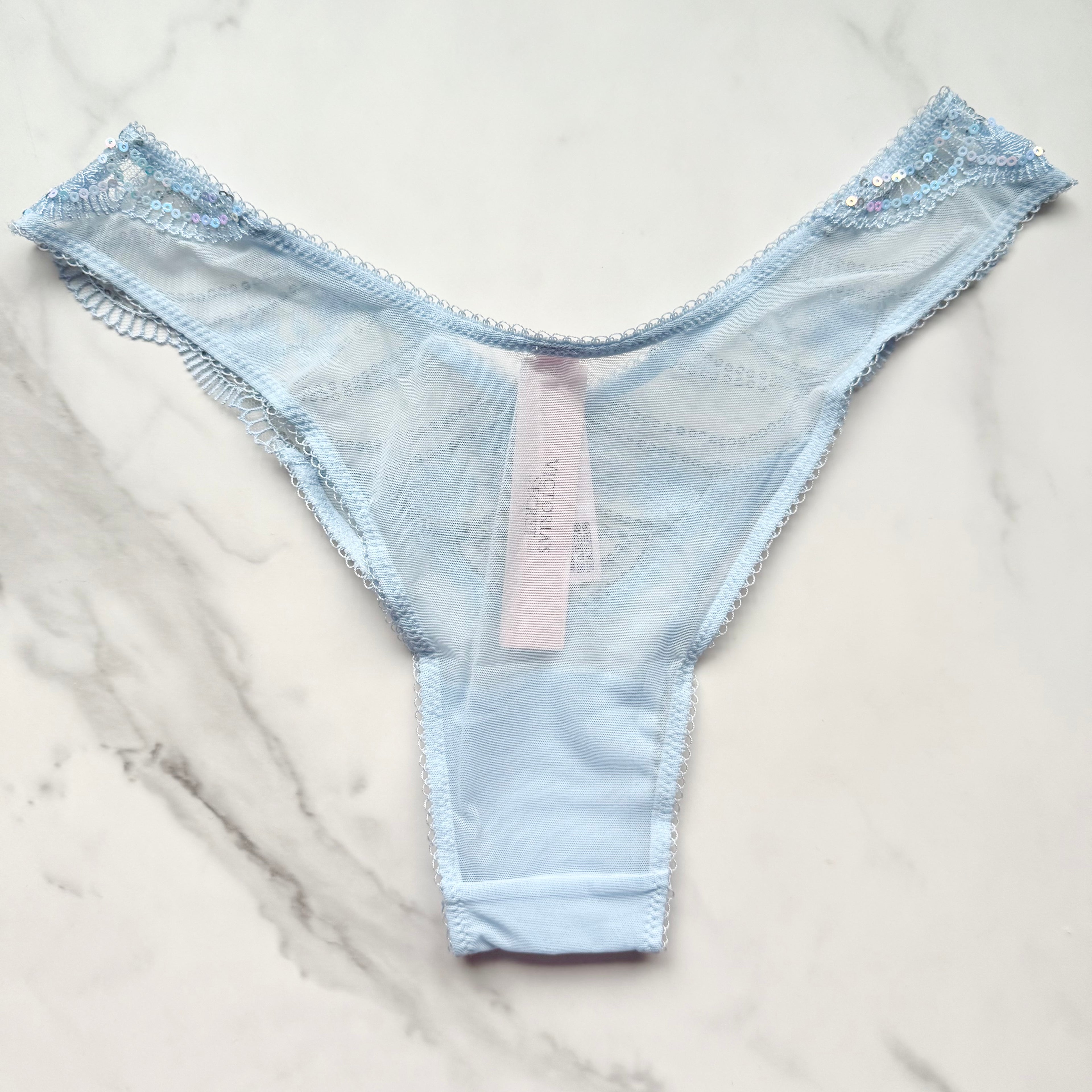 Dream Angels Iridescent Embroidery Brazilian Panty