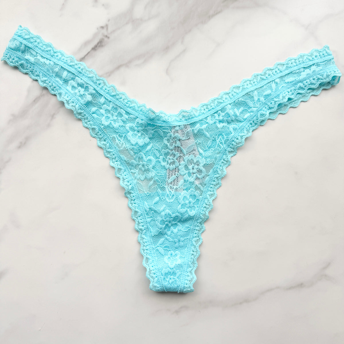 The Lacie Lace Ultra-Mini Scoop Thong Panty