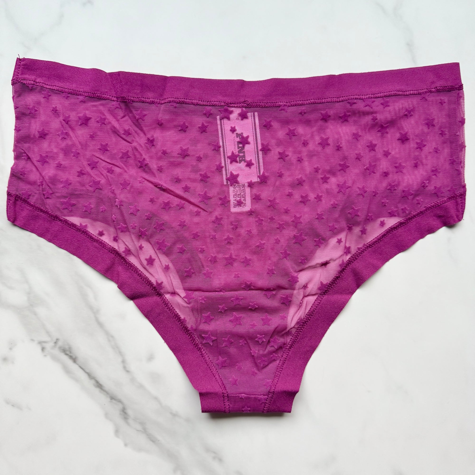 No-Show Star Mesh Cheeky Panty