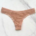 Stretch Lace Thong Panty