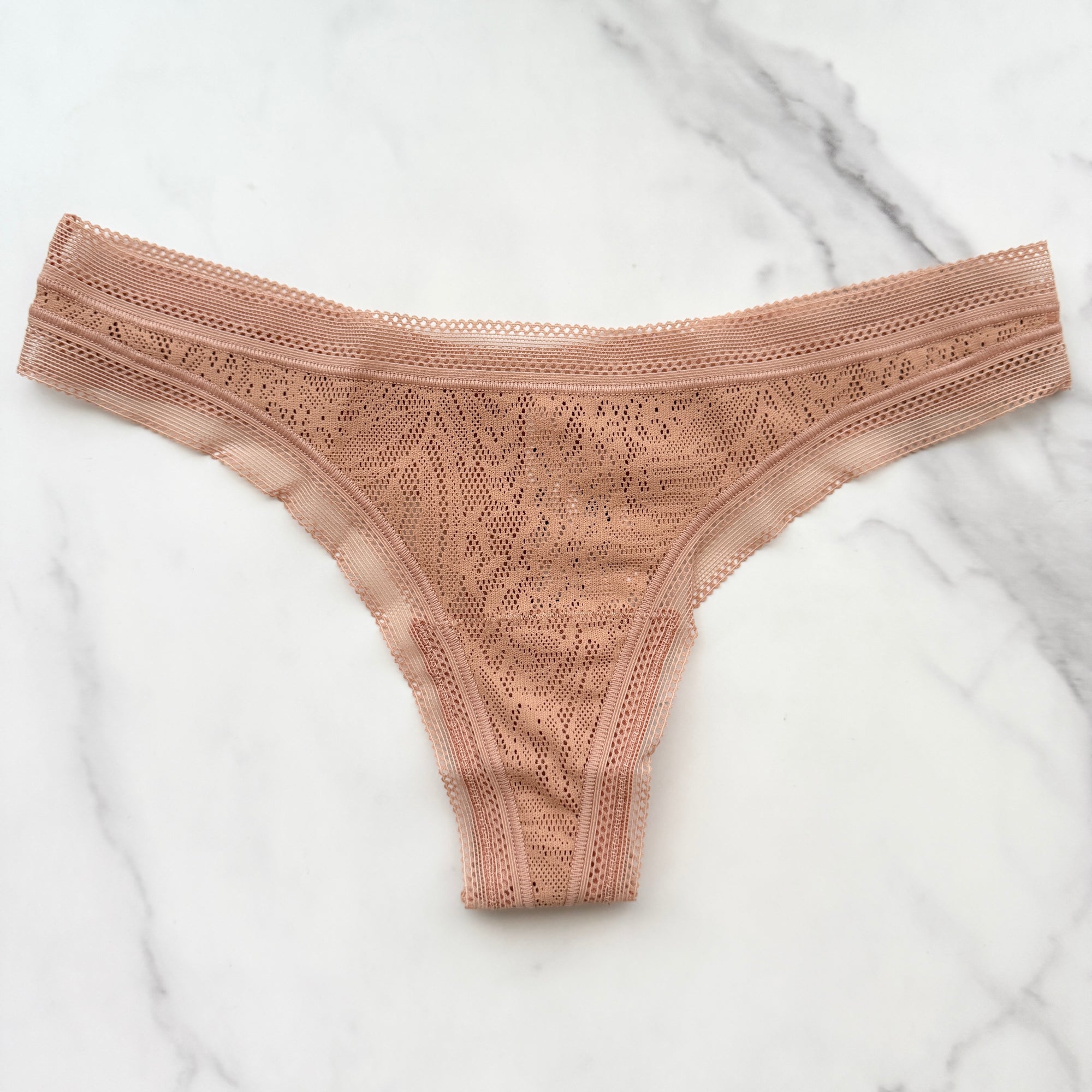 Stretch Lace Thong Panty