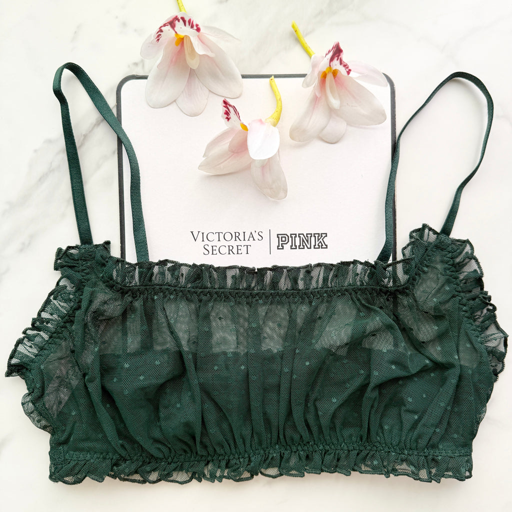 Sexy Tee Dot Mesh Scoop Bralette