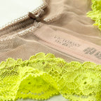 Very Sexy Mesh Lace-Trim High-Leg Thong Panty