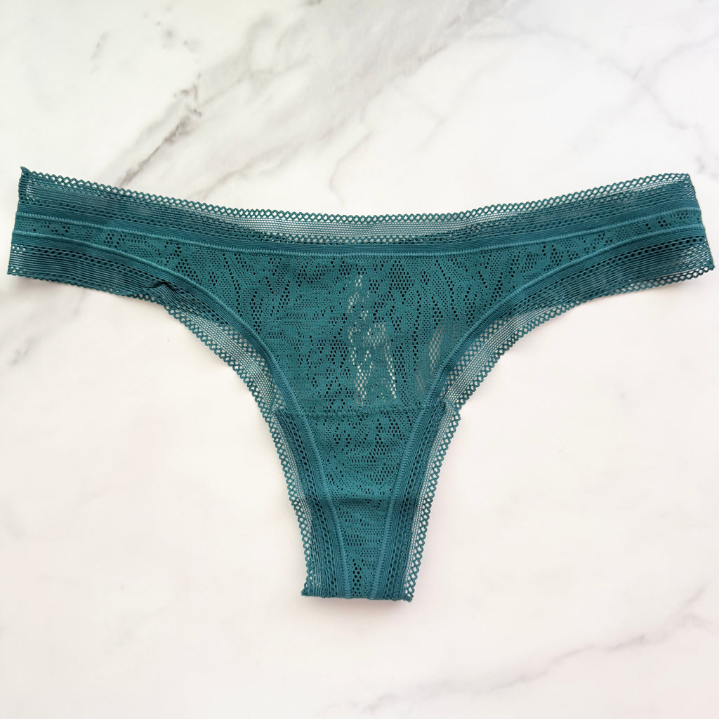 Stretch Lace Thong Panty