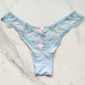 Victoria's Secret  Dream Angels Iridescent Embroidery Brazilian Panty 