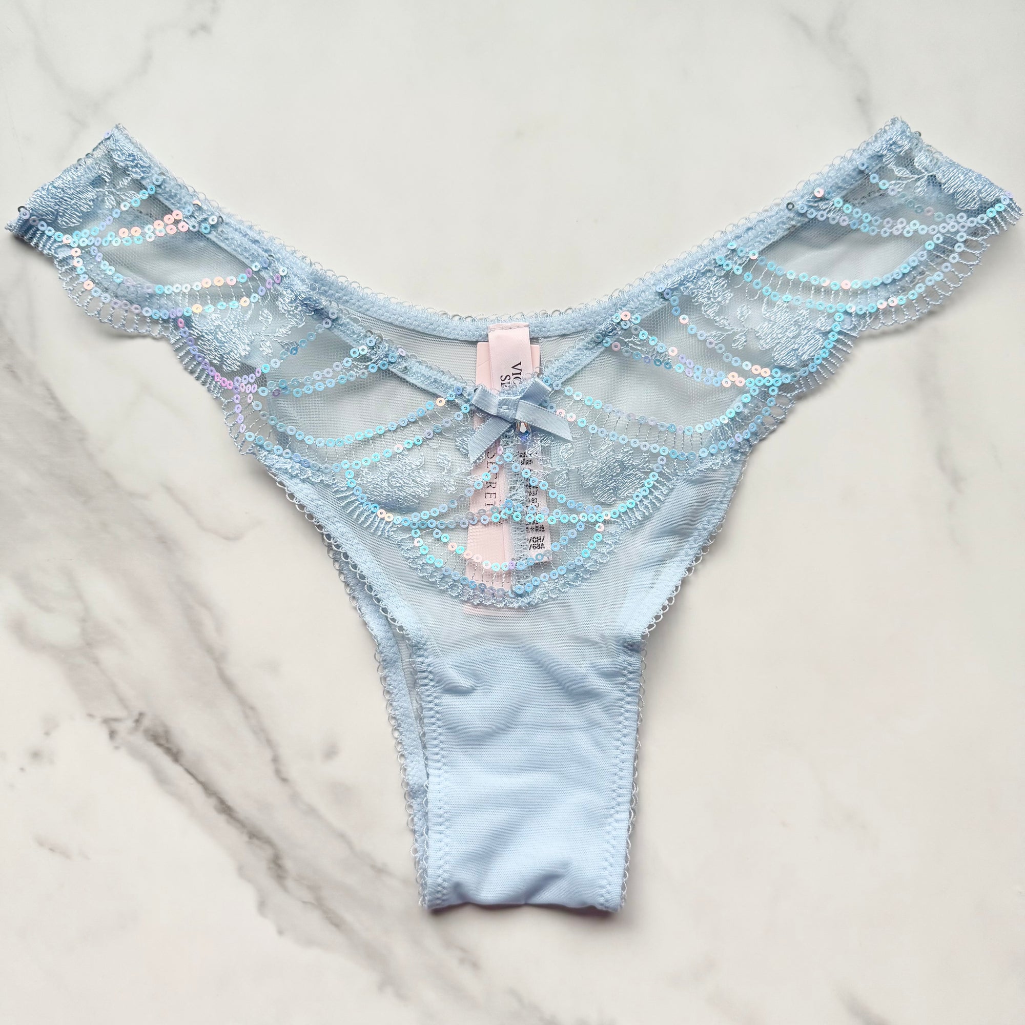 Dream Angels Iridescent Embroidery Brazilian Panty