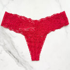 The Lacie Posey Lace Side Lace-Up Thong Panty