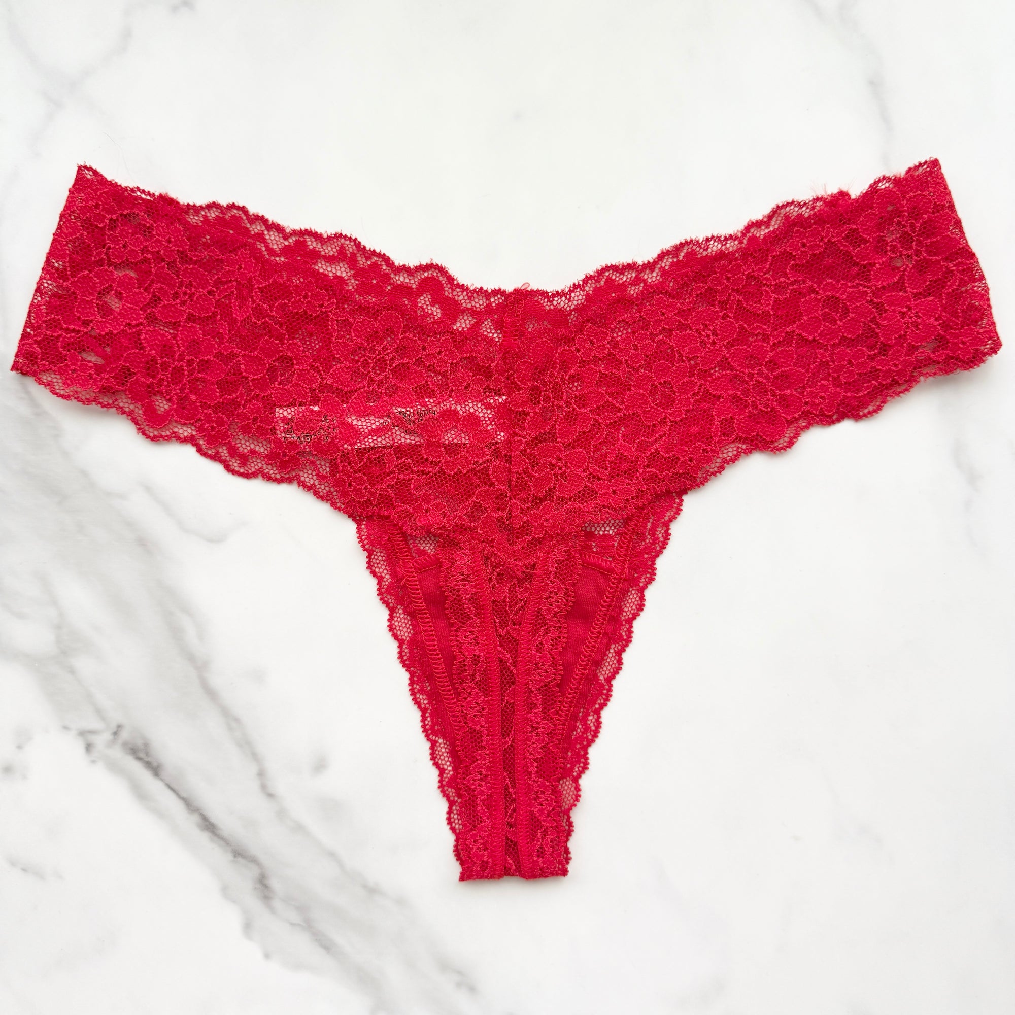 The Lacie Posey Lace Side Lace-Up Thong Panty