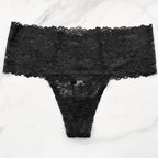 PINK Victoria's Secret  Wink Wide-Waist Lace Thong Panty 