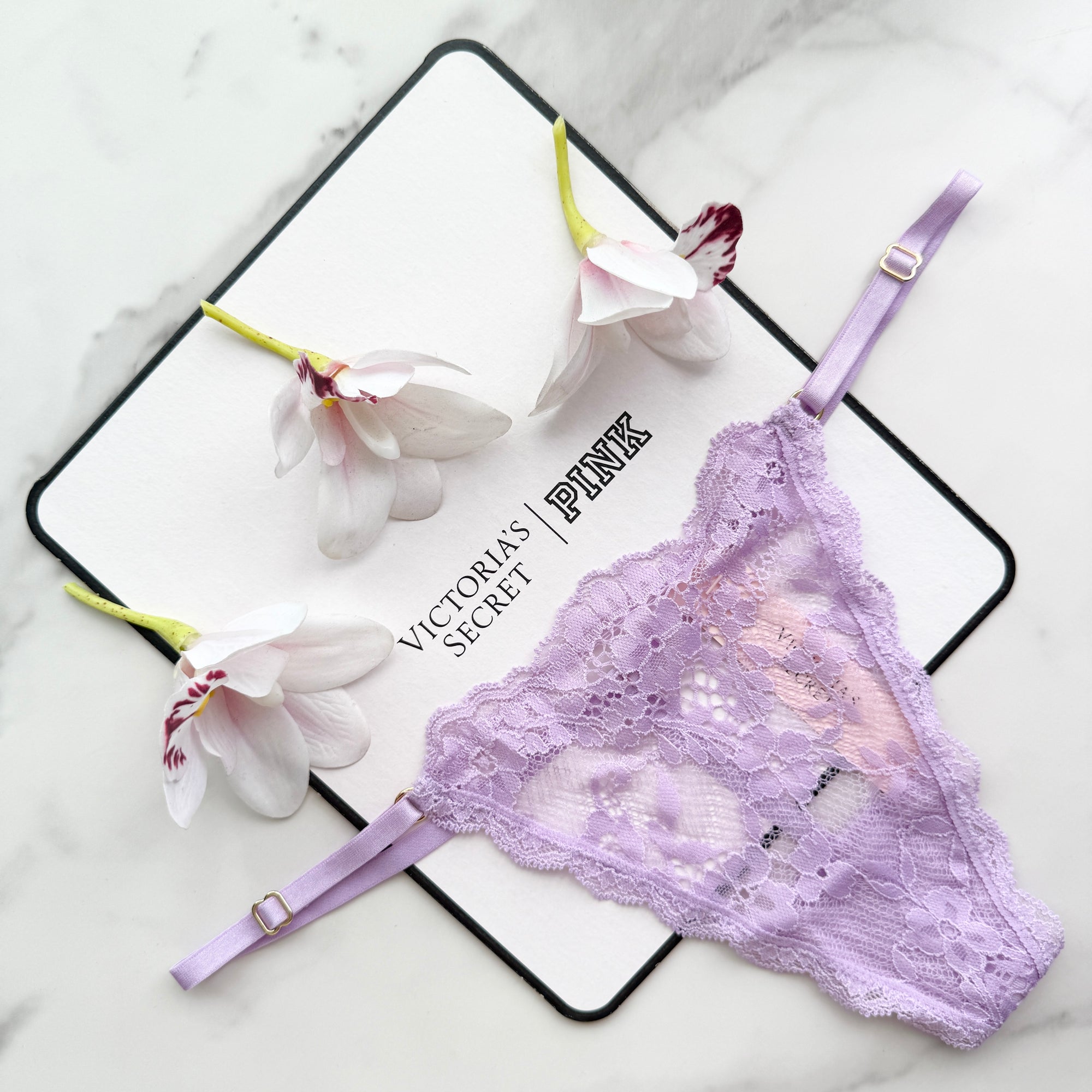 Dream Angels Lace Adjustable V-String Panty