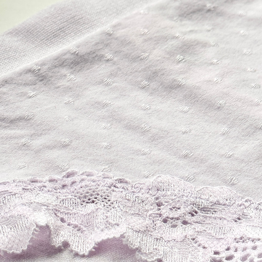 Seamless Novelty Lace-Trim Bikini Panty