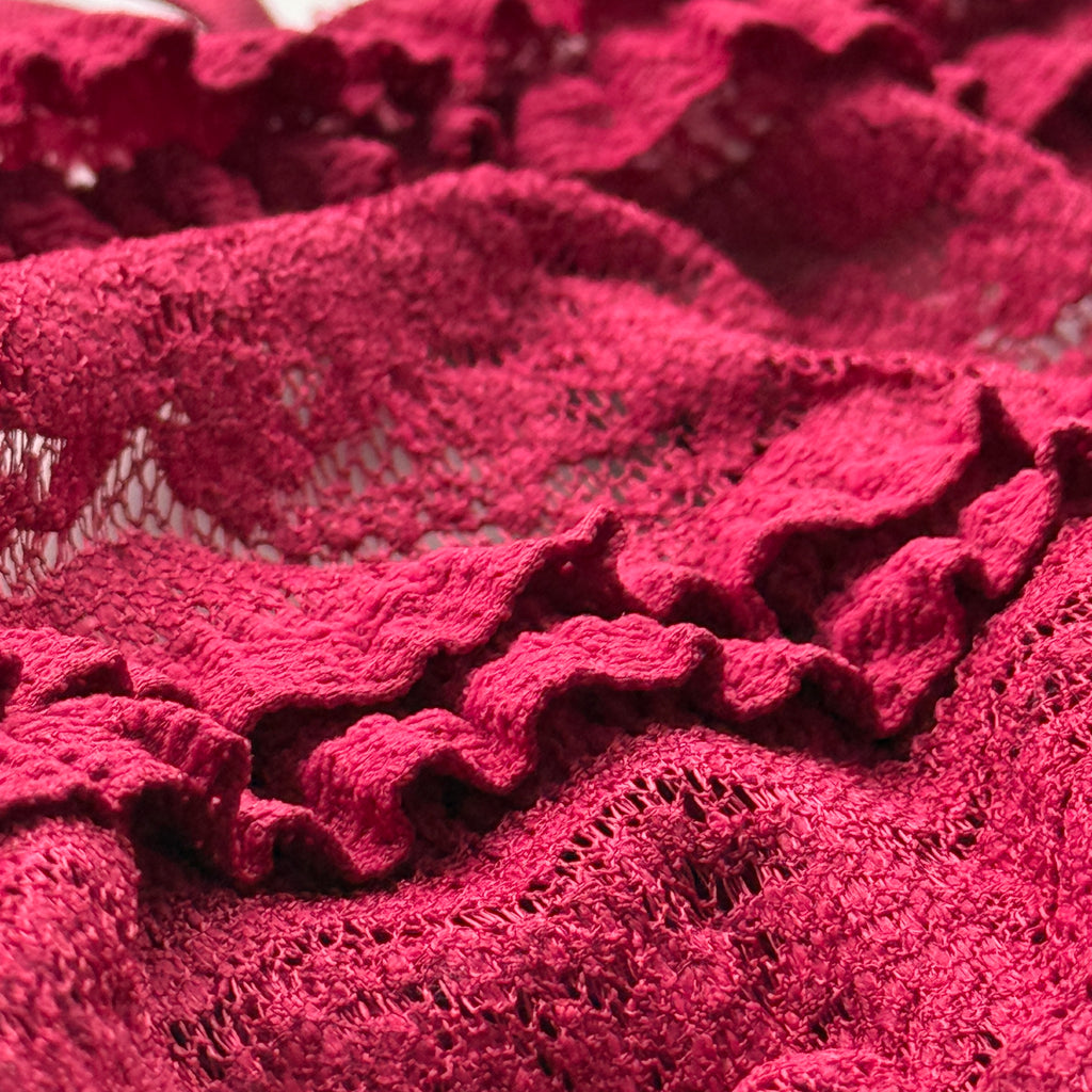 Anthropologie  LyreBird Ruffled Lace Bralette 