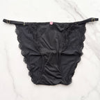 Dream Angels Lace-Trim Adjustable String Bikini Panty