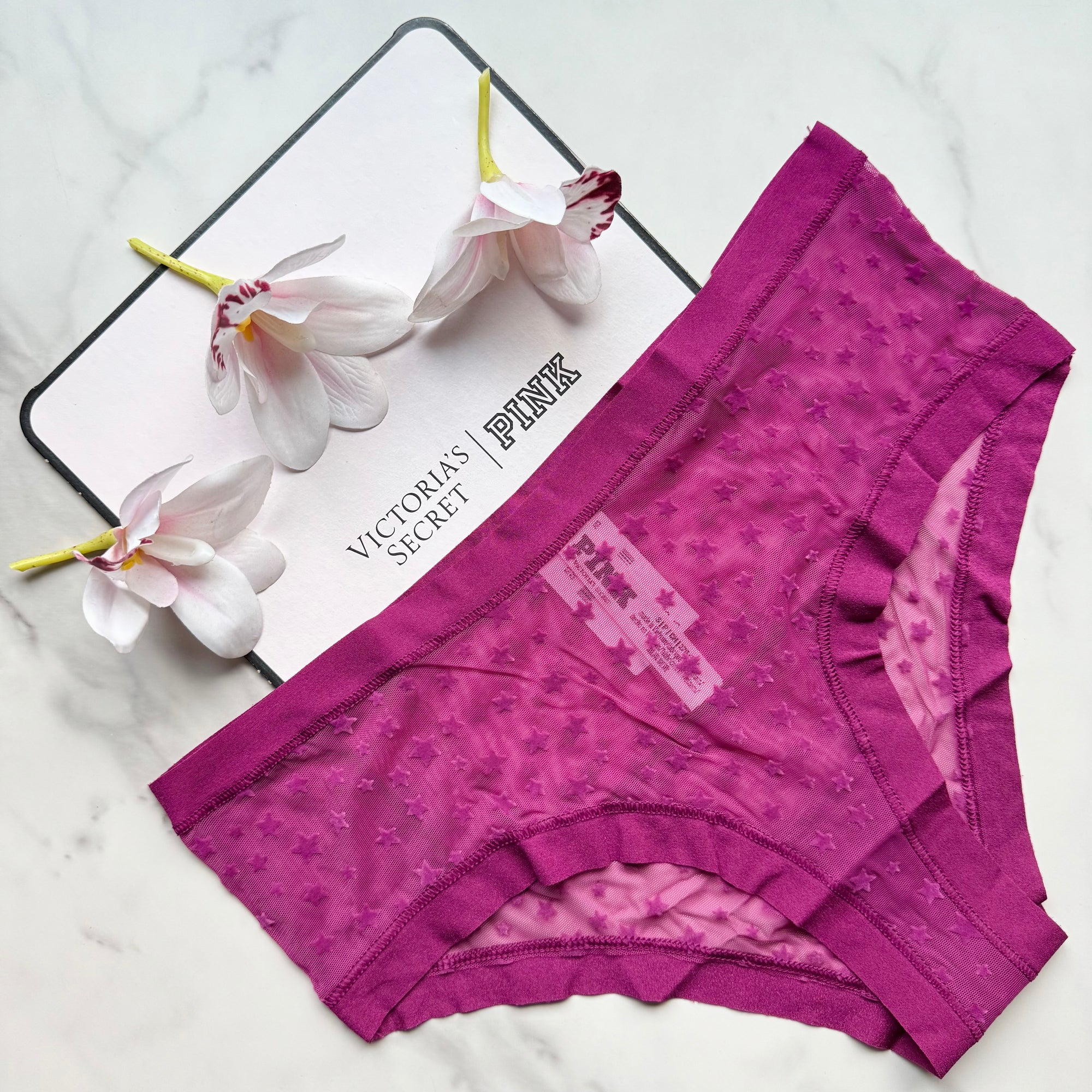 No-Show Star Mesh Cheeky Panty
