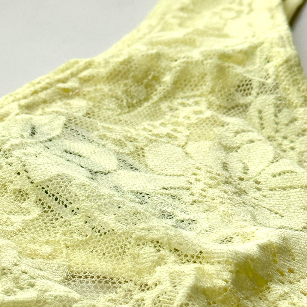 Bling Lacie Floral Lace Scoop Thong Panty