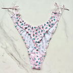 Cotton Side-Tie Smooth Thong Panty