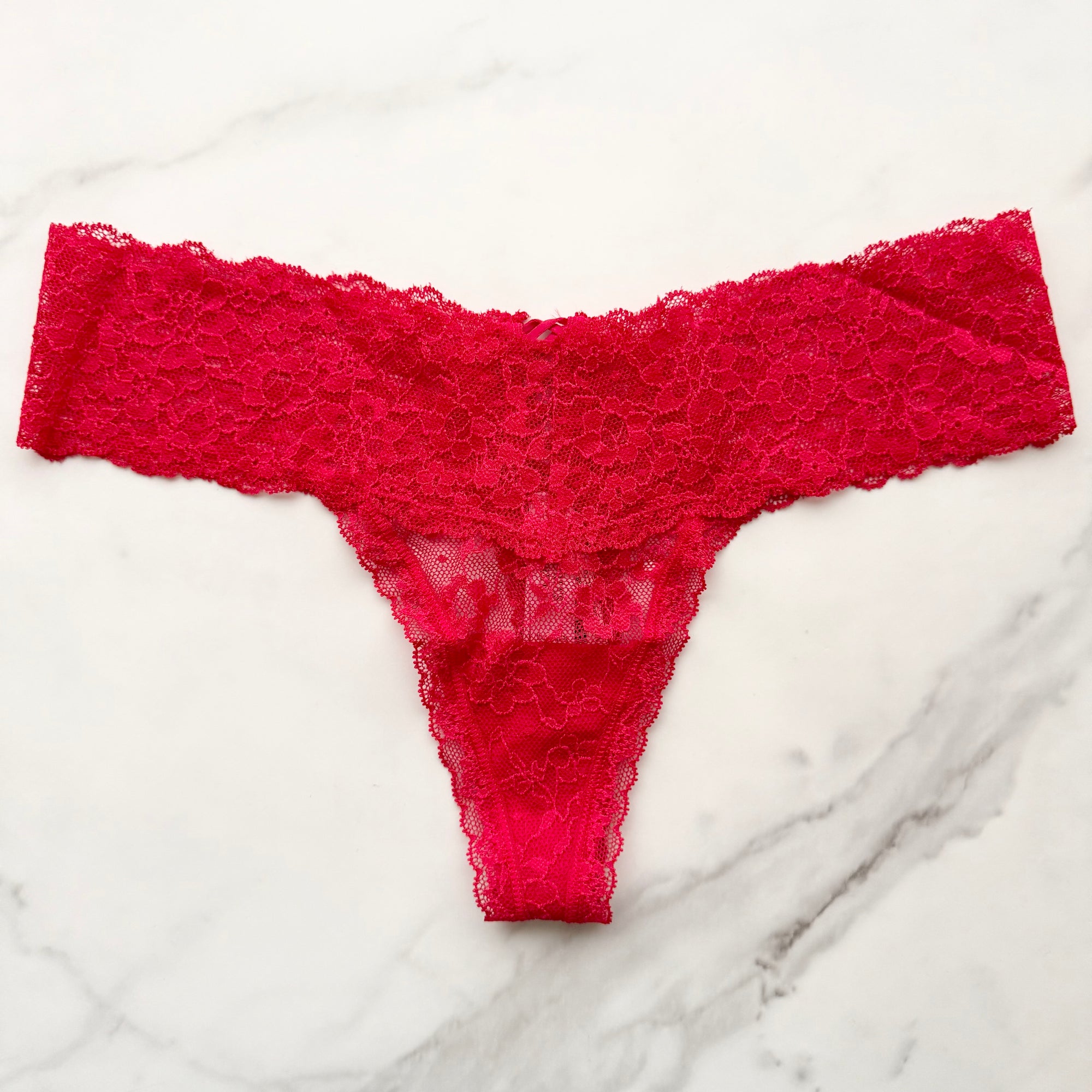 The Lacie Posey Lace Lace-Up Thong Panty