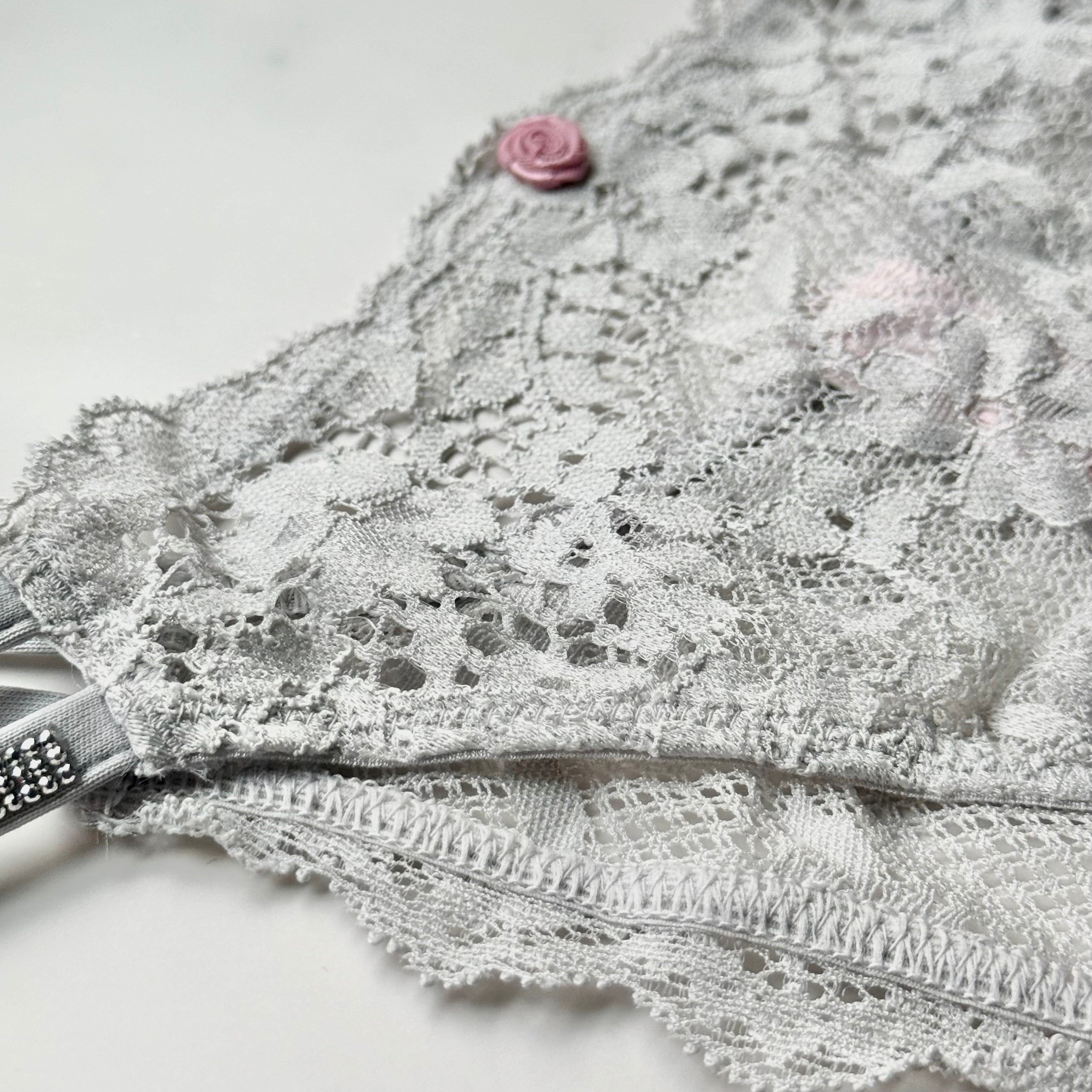 Dream Angels Twinkle Strap Lace Brazilian Panty