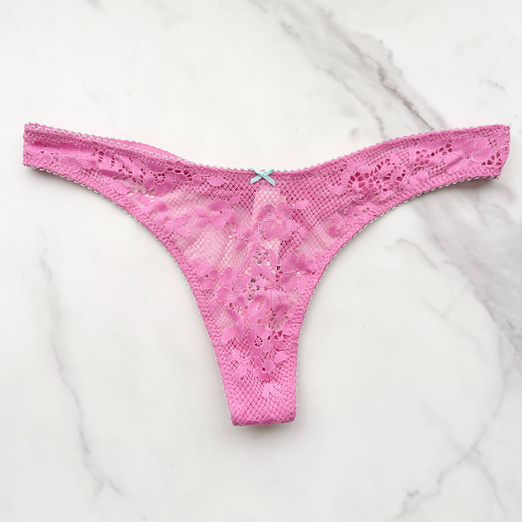 Tease High-Leg Scoop Thong Panty