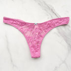 Tease High-Leg Scoop Thong Panty
