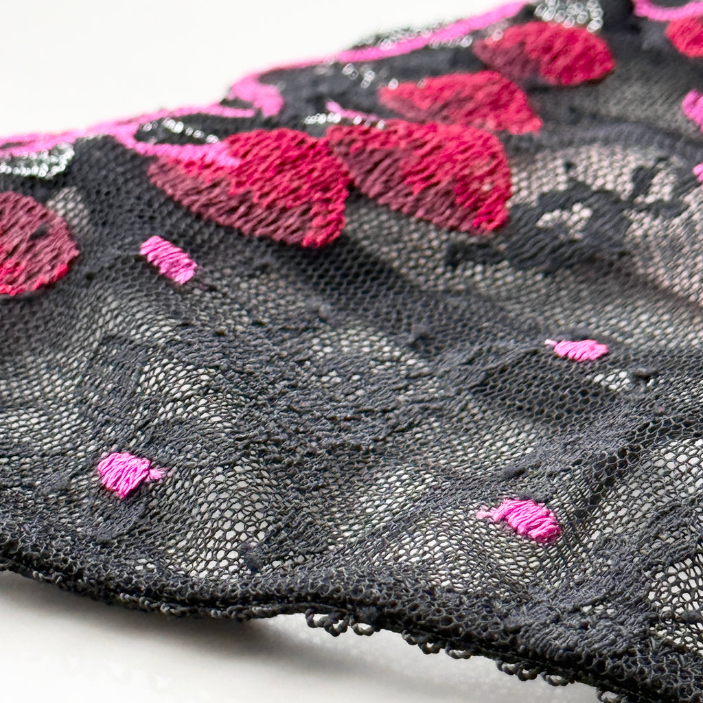 Very Sexy Cherry Pop Embroidery Adjustable V-String Panty