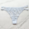 Wink Strappy Dainty Dot Lace Thong Panty