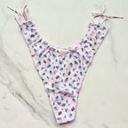 Cotton Side-Tie Smooth Thong Panty