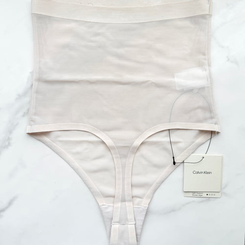 Minimalist Mesh High Waist Thong Panty