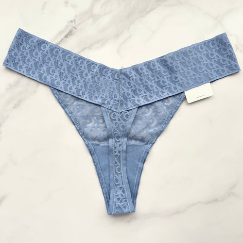 Icon Logo Lace Thong Panty