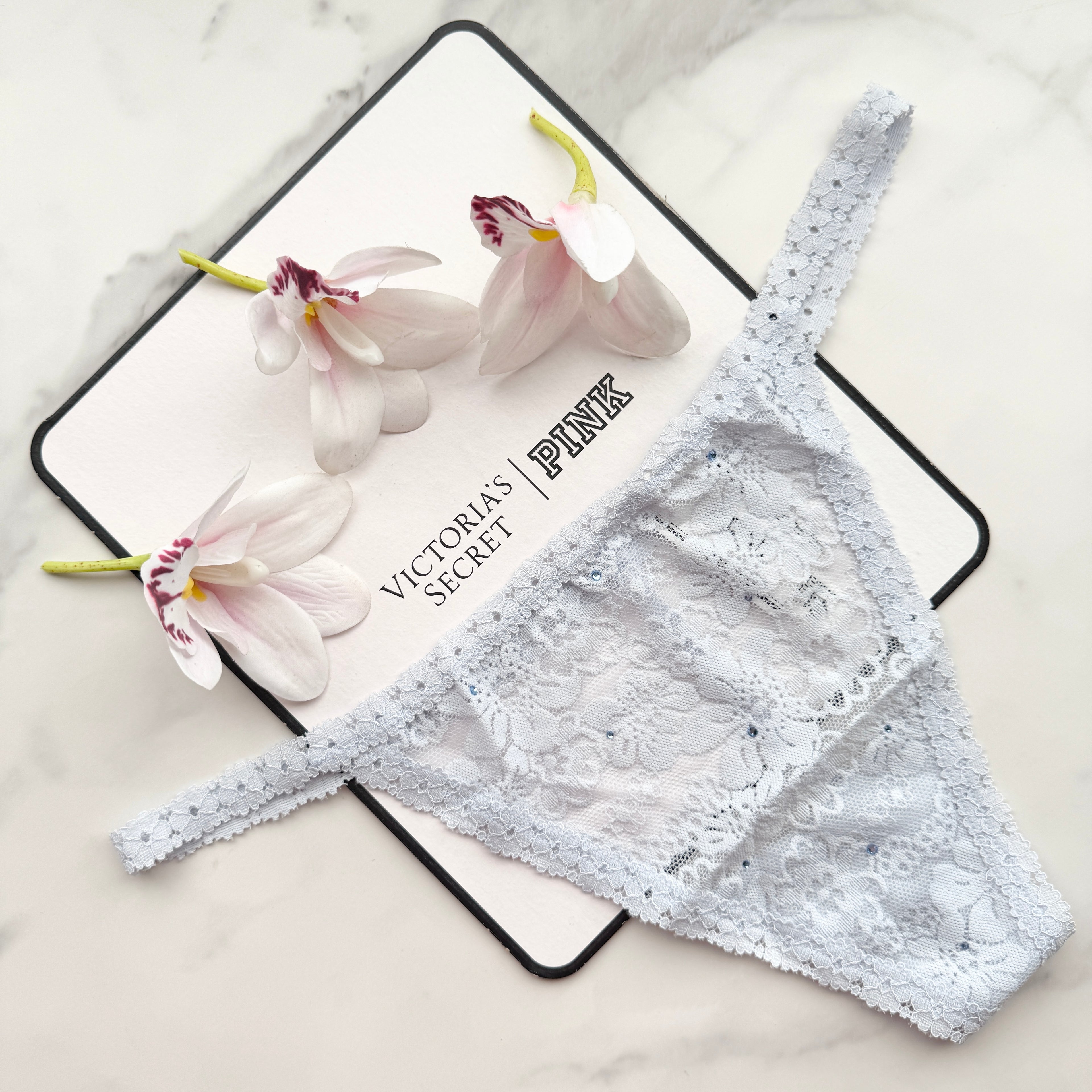 Wink Bling Lace V-String Panty