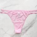 Wink Strappy Floral Lace Thong Panty