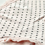 Lace-Trim Cotton Lace-Waist Cheeky Panty