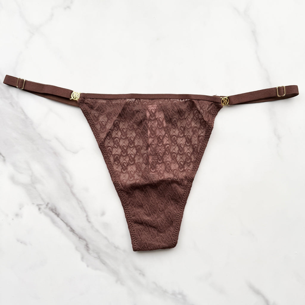 Very Sexy Icon Lace Adjustable Thong Panty