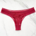 Stretch Lace Thong Panty