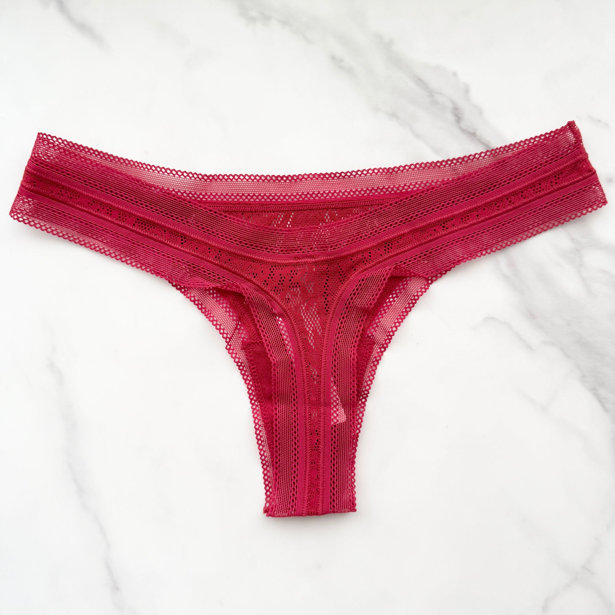 Stretch Lace Thong Panty