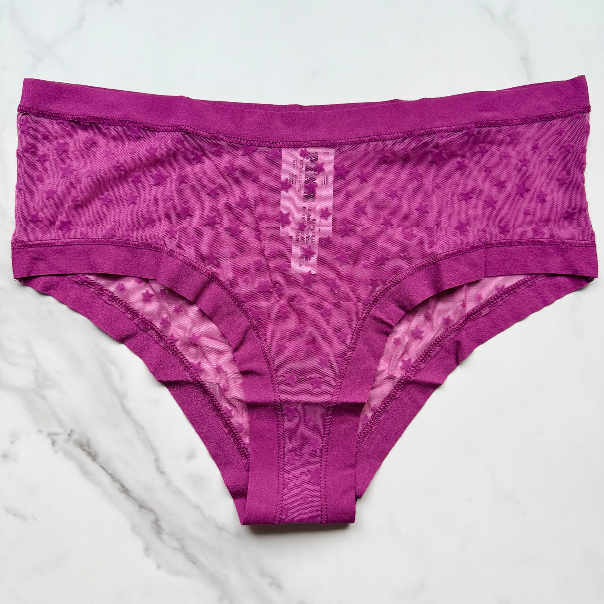 No-Show Star Mesh Cheeky Panty