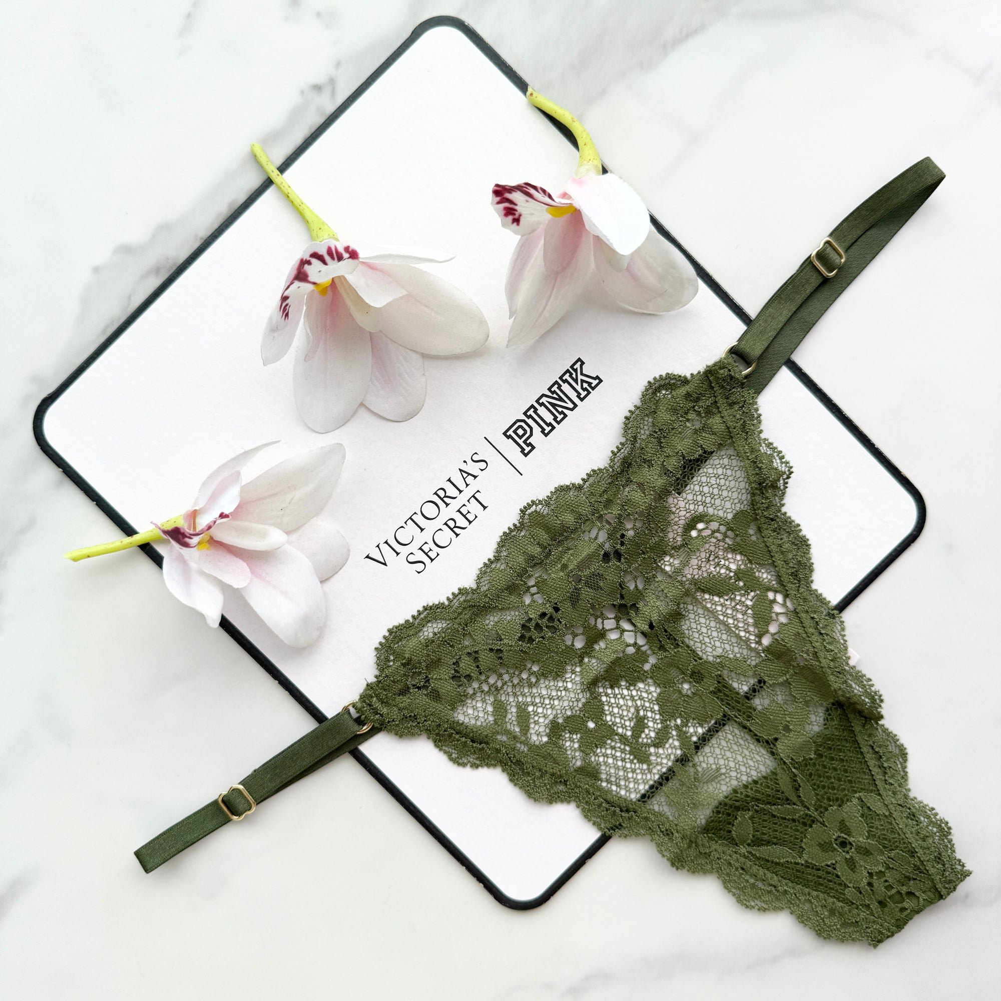 Dream Angels Lace Adjustable V-String Panty