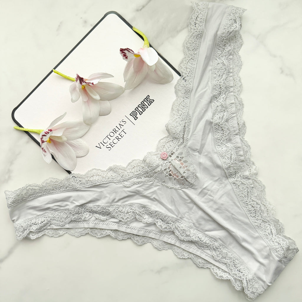 Dream Angels Lace-Trim Brazilian Panty