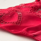 Dream Angels Heartbeat Embroidery Thong Panty