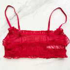 Sexy Tee Dot Mesh Scoop Bralette